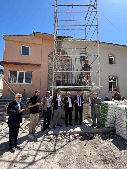 Bozüyük’te cami minaresi için temel atma töreni gerçekleşti
