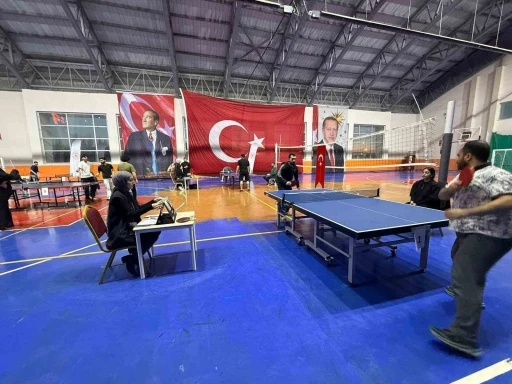 Bulanık&rsquo;ta masa tenisi turnuvası coşkuyla başladı
