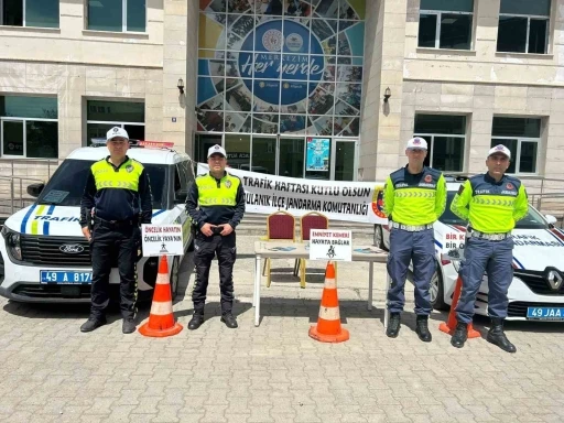 Bulanık&rsquo;ta trafik haftası kapsamında farkındalık etkinlikleri d&uuml;zenlendi
