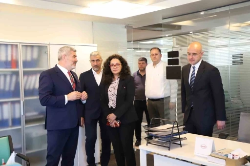 Bulgaristan Edirne Başkonsolosu, Çerkezköy TSO Başkanı Çetin ile görüştü

