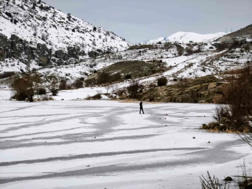 Bulumya G&ouml;leti buz tuttu
