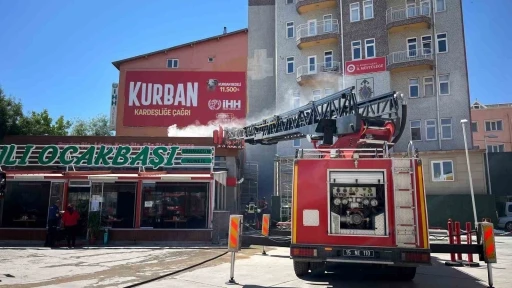 Burdur&rsquo;da baca yangını

