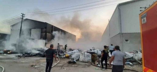 Burdur’da sanayi sitesinde yangın
