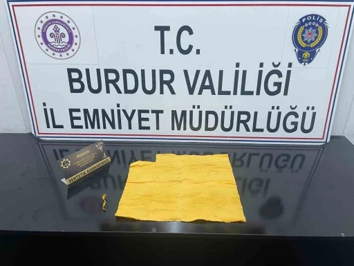 Burdur’da uyuşturucu operasyonu: 1 kişi tutuklandı
