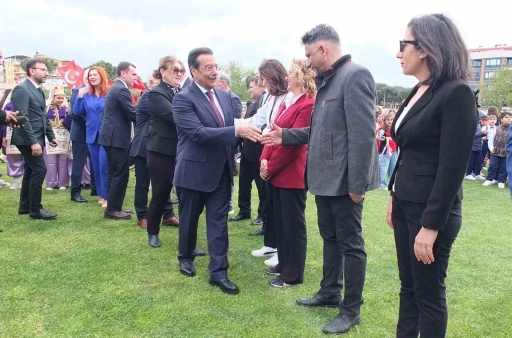 Burhaniye&rsquo;de 23 Nisan coşkuyla kutlandı
