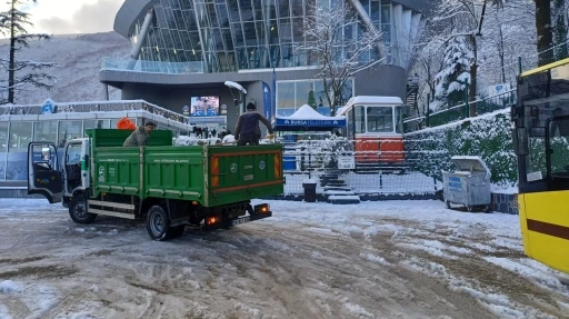 Bursa B&uuml;y&uuml;kşehir&rsquo;de kış mesaisi s&uuml;r&uuml;yor
