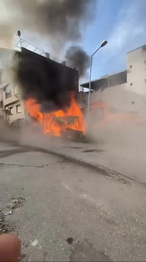 Bursa’da baraka yangını paniğe neden oldu
