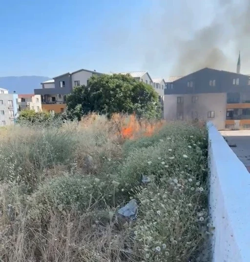 Bursa&rsquo;da otluk alanda &ccedil;ıkan yangın s&ouml;nd&uuml;r&uuml;ld&uuml;
