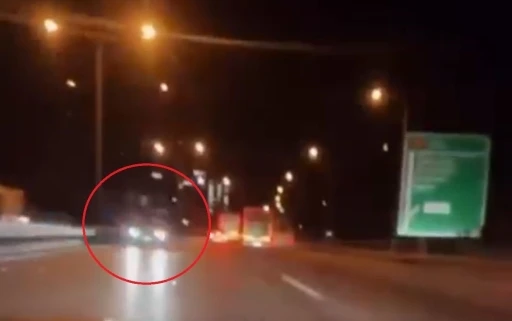 Bursa’da otobanda ölüme böyle sürdü...Saniyelerle can pazarı kamerada
