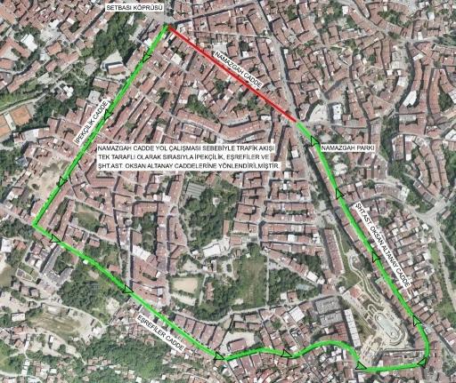 Bursa&rsquo;da trafik d&uuml;zenlemesi
