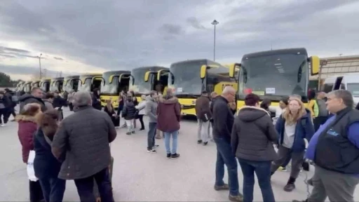 Bursa Terminali&rsquo;nde yılbaşı d&ouml;n&uuml;ş yoğunluğu
