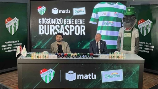 Bursaspor, 70 milyonluk sponsorluğuna imza attı
