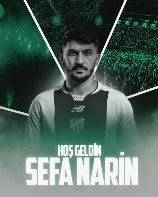 Bursaspor’da orta sahaya takviye: Sefa Narin
