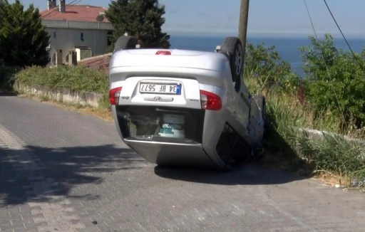 B&uuml;y&uuml;k&ccedil;ekmece&rsquo;de ara&ccedil; takla attı

