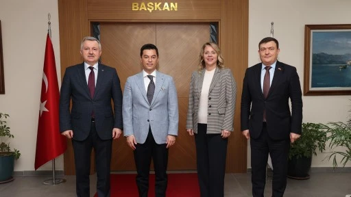 BÜYÜKELÇİ CROİTOR’DAN BAŞKAN ÜNLÜ’YE ZİYARET