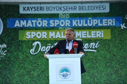 Büyükkılıç’tan amatör spor kulüplerine büyük destek
