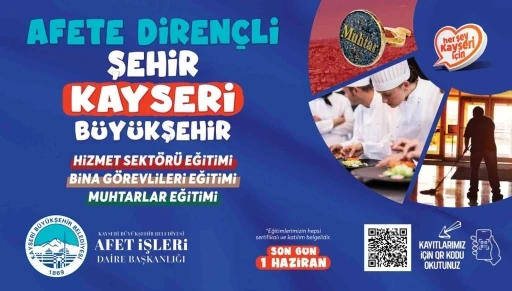 Büyükşehir Afet İşleri’nden acil durumlarda topluma müdahale eğitimi

