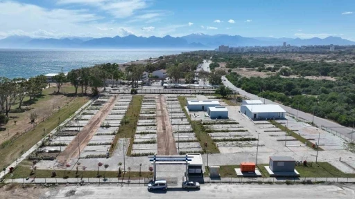 B&uuml;y&uuml;kşehir Belediyesi&rsquo;nden Lara&rsquo;ya yeni karavan parkı
