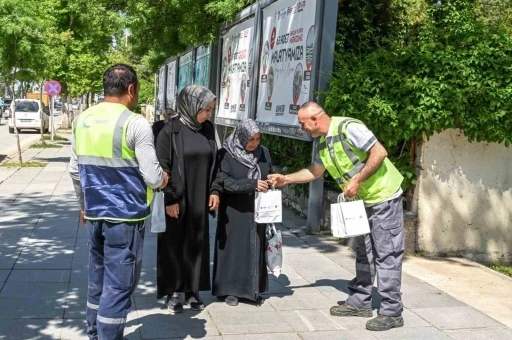 B&uuml;y&uuml;kşehir Belediyesi vatandaşlara &uuml;cretsiz 20 bin fide dağıttı
