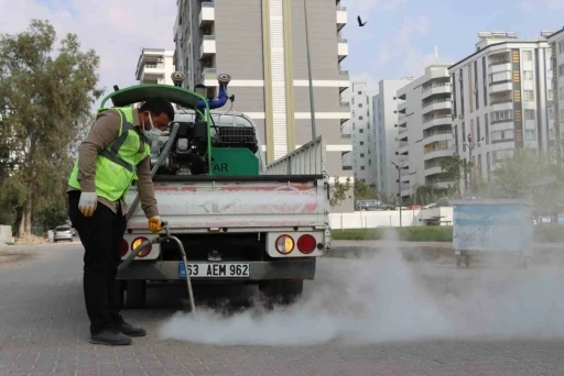 Büyükşehir Belediyesi vektörle mücadeleyi sürdürüyor
