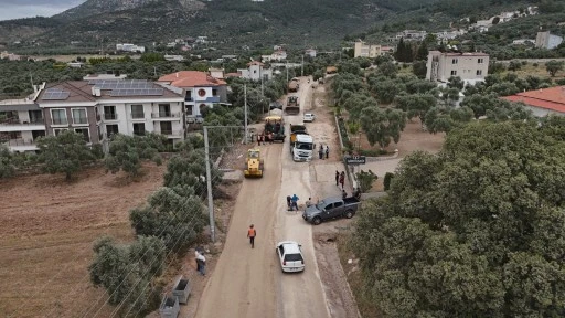 BÜYÜKŞEHİR MİLAS MENTEŞ YOLUNU YENİLİYOR