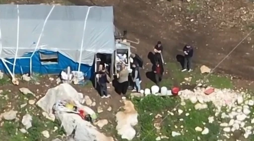 &Ccedil;adıra dron destekli operasyon: 9 yıl hapis cezasıyla aranan şahıs yakalandı