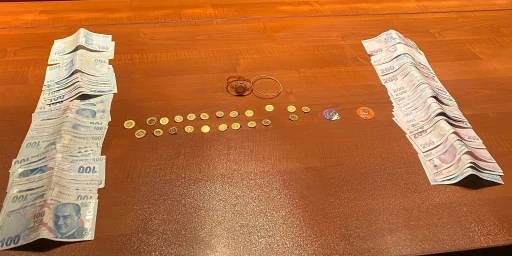 Altın Hırsızı Kaçamadan Yakalandı