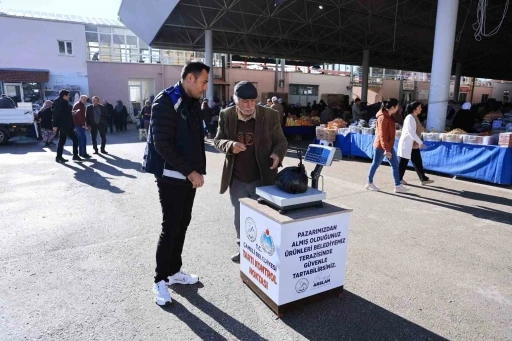 &Ccedil;ameli Belediyesinden &rsquo;g&uuml;venli terazi&rsquo; uygulaması
