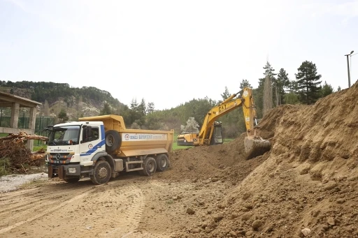 &Ccedil;ameli Elmalı yolu modern &uuml;st yapıya kavuşuyor
