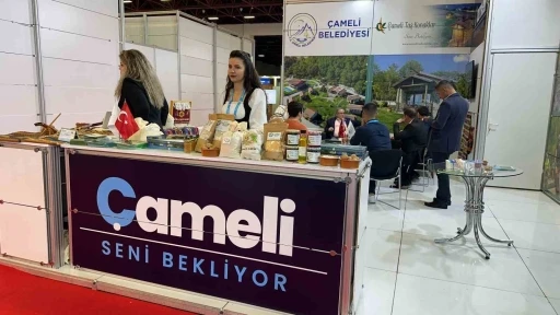 Çameli standı Antalya Şehircilik ve Teknolojileri Fuarında yoğun ilgi gördü
