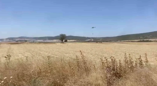 Çanakkale’de tarım arazisinde çıkan yangın kontrol altına alındı
