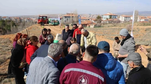 &Ccedil;anakkale şehitleri i&ccedil;in 438 fidan toprakla buluştu
