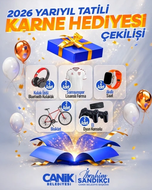 Canik&rsquo;te karne hediyesi geleneği devam ediyor
