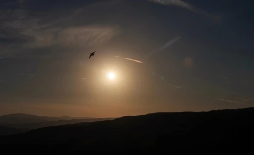 Çankırı’da kartpostallık gün batımı manzarası

