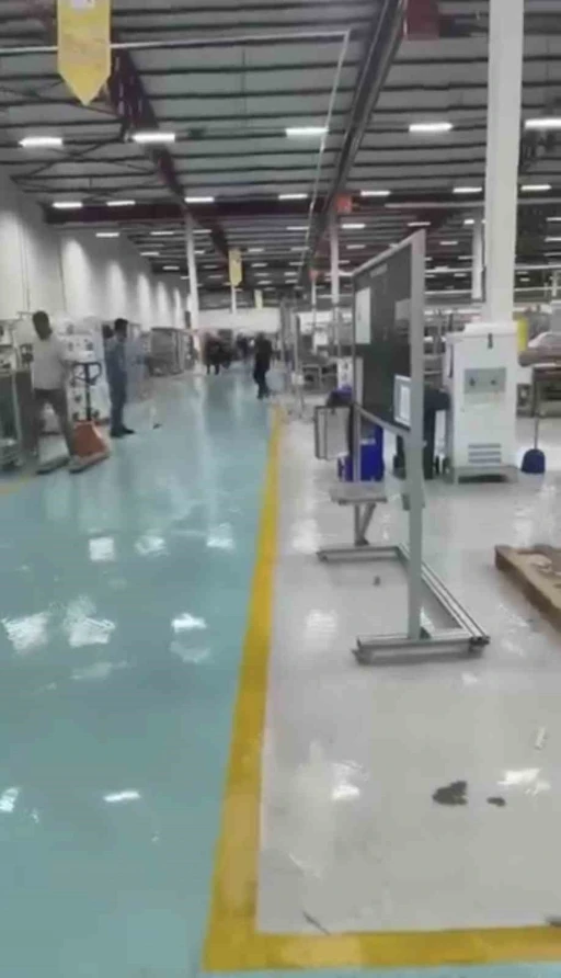 &Ccedil;ankırı&rsquo;da sağanak etkili oldu: Fabrikayı su bastı
