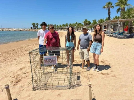 Caretta caretta yuvası koruma altına alındı
