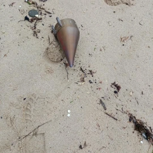 &Ccedil;atalca&rsquo;da kıyıya vuran f&uuml;ze başlığı imha edildi
