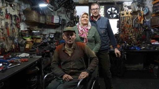 Çatıdan düşüp yüzde 94 engelli kaldı sıfırdan öğrendiği ikinci meslekle hayata tutundu
