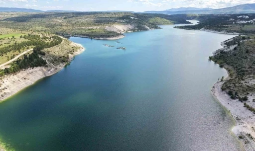 &Ccedil;avdarhisar Barajı dolulukta zirveye ulaşıyor
