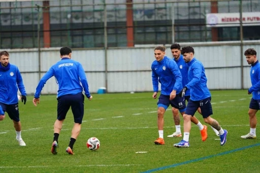 &Ccedil;aykur Rizespor, Gen&ccedil;lerbirliği ma&ccedil;ı hazırlıklarını s&uuml;rd&uuml;rd&uuml;
