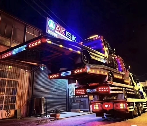 Çekici şovu ceza getirdi
