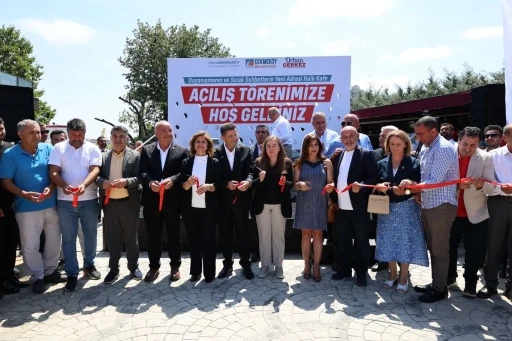 Çekmeköy’de ’Halk Kafe’ düzenlenen törenle hizmete açıldı
