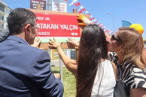 Çekmeköy’deki bir caddeye Kartalkaya yangınında hayatını kaybeden Prof. Dr. Atakan Yalçın’ın ismi verildi
