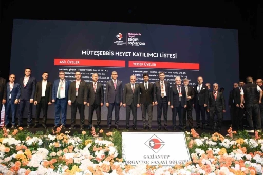 Cengiz Şimşek, oybirliği ile yeniden Gaziantep OSB başkanı se&ccedil;ildi
