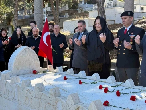 &Ccedil;etinkaya, &ouml;l&uuml;m&uuml;n&uuml;n 77&rsquo;nci yıl d&ouml;n&uuml;m&uuml;nde yad edildi
