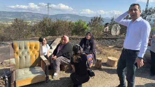 CHP Genel Başkan Yardımcı Erhan Adem, yangın bölgesine geldi
