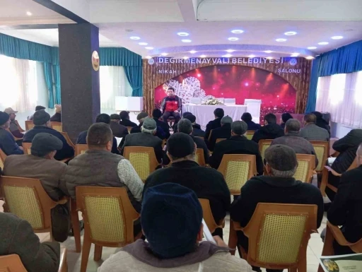 &Ccedil;ift&ccedil;ilere eğitim verildi
