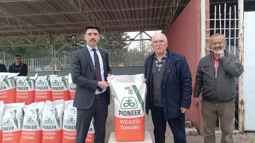 Çiftçiye yüzde 50 hibeli ayçiçeği tohumu
