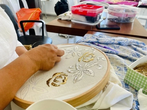Çiftlik Kadın Yaşam Merkezi’nde geleneksel sanatlar yaşatılıyor
