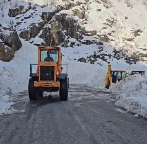 &Ccedil;ığın d&uuml;şt&uuml;ğ&uuml; Şırnak-Hakkari yolu ulaşıma a&ccedil;ıldı

